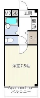 カサデグロリア【3階】の間取り