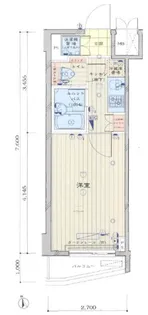 ルーブル二子多摩川【3階】の間取り