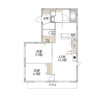 Bella casa【1階】の間取り