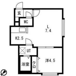 アウルの杜宮の沢【2階】の間取り