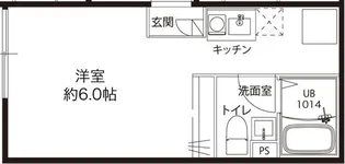 レピュア蓮根レジデンスWEST【2階】の間取り