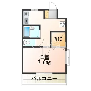 フルール名谷【4階】の間取り