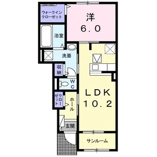 グランメゾンTK II【1階】の間取り