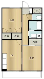アダムスハイツ【1階】の間取り