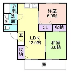 セジュール山口3【1階】の間取り