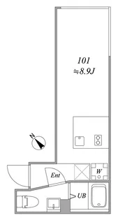 trias495【1階】の間取り