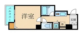 スカイコート銀座東壱番館【8階】の間取り