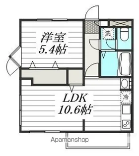 ビュークレスト弥生台【2階】の間取り