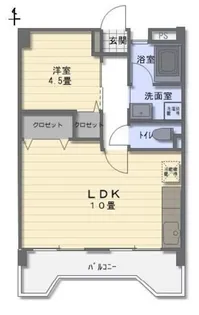 アクティブ青葉台【6階】の間取り