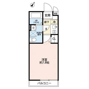 アムール 高堀【2階】の間取り