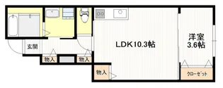 カーリー・ダダン元町【2階】の間取り