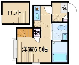 ブランニュー大倉山【1階】の間取り