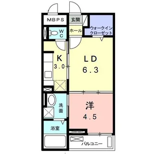 エスペランザ【1階】の間取り