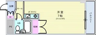 プライム蛍池【2階】の間取り