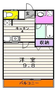クォリーナ【1階】の間取り