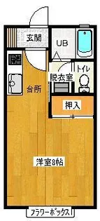 アリーナ大宮A【2階】の間取り