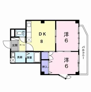 シマダコーポレーション【3階】の間取り