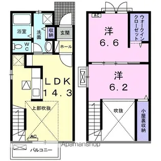コンフォルターブル【1階】の間取り
