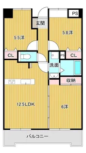 オーセンティック西京II【2階】の間取り