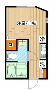 La Vida Bella横浜白楽【1階】の間取り