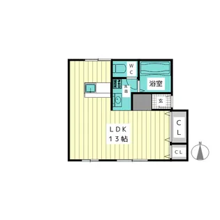 ミネマンション【2階】の間取り