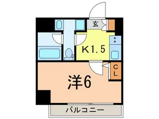 ハーモニーレジデンス田町【6階】の間取り