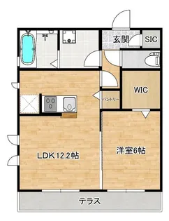 コンフォールST【1階】の間取り