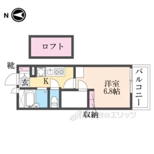 レオパレスたか【3階】の間取り