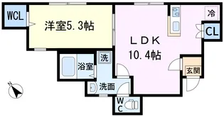 サザンロード新小岩II【1階】の間取り