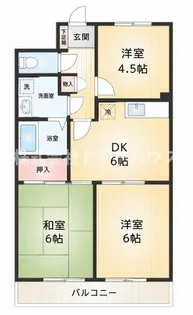 サンヒルズII【3階】の間取り