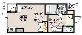 sendai STUDENT COURT【7階】の間取り