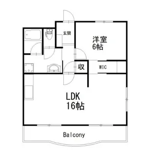 パティオ【1階】の間取り