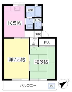ドリームコーポラス森【2階】の間取り