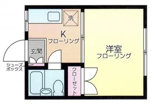 ヒルズ寺谷B【2階】の間取り