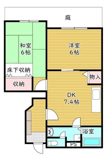 EXCEL大山【1階】の間取り