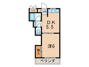 クラ武庫之荘弐番館 E【2階】の間取り