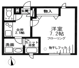 ヴァンベール坂野【1階】の間取り