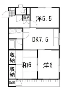 コーポイトウ【1階】の間取り