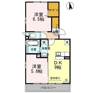 ボナール【1階】の間取り