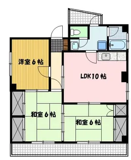 田川ビル【3階】の間取り