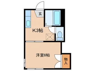 篠原ハイツII【1階】の間取り