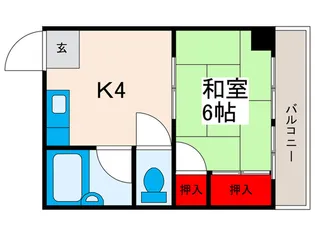 ハイツ相澤【2階】の間取り