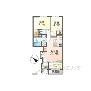 甲南町寺庄新築アパート【1階】の間取り