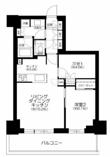 パークシティ中野 ザ タワー ブリーズ【13階】の間取り