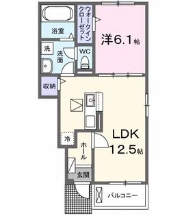 ヒルズ テラス N【1階】の間取り