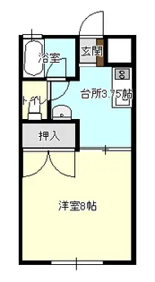 コーポJUN I・II【1階】の間取り