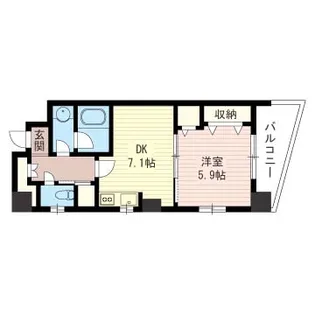 メゾンアンソレイユ【4階】の間取り