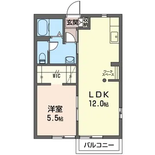 グランヴィルII番館【2階】の間取り