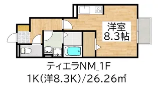 ティエラ【1階】の間取り