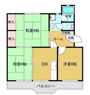 ヴィラ・エクセル【1階】の間取り